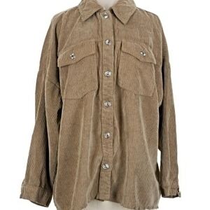 Forever 21 Brown Corduroy Utility Jacket